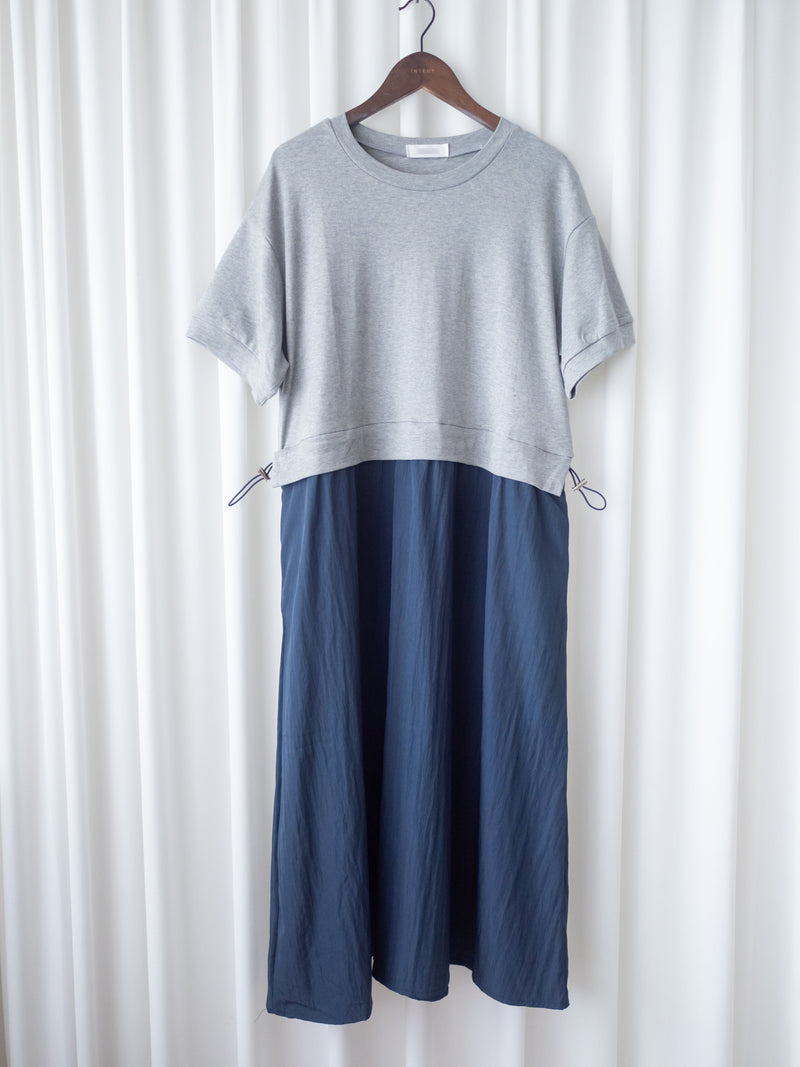 Ruffle Waist Dress 彈性橡筋Ruffle腰線拼接連身裙/ DS9986