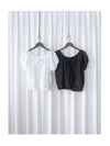Ribbon Collar Top 百搭蝴蝶顯鎖骨大圓領上衣/ TP9181