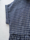 Check Dress 格子V形恤衫領口連身裙/ DS9984
