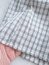 Check Dress 格子V形恤衫領口連身裙/ DS9984