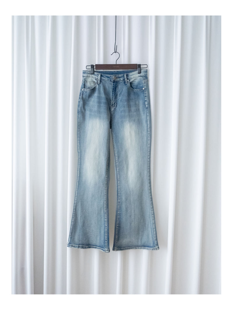 Vintage Flare Jeans 輕復古洗水喇叭牛仔褲/ PT8470