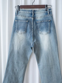 Vintage Flare Jeans 輕復古洗水喇叭牛仔褲/ PT8470