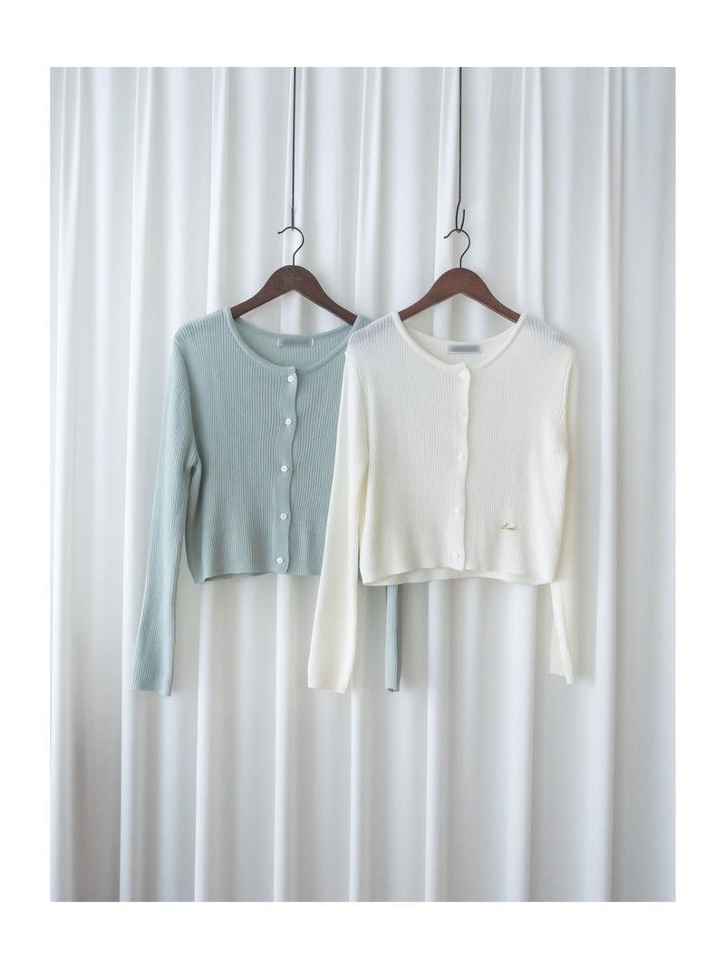 Embroidered Love Cardigan 金屬字母針織開衫或上衣/ TP9184