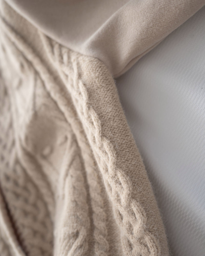 Braid Dress 麻花紋針織背心假兩件連身裙/ DS1025