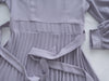 Lavender Pleated Dress 淡薰衣草搖曳波浪百褶連身裙 / DS1032