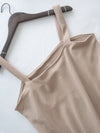 Square Neck Vest Dress 隨性輕優雅平領口吊帶裙/ DS1030