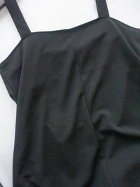 Square Neck Vest Dress 隨性輕優雅平領口吊帶裙/ DS1030