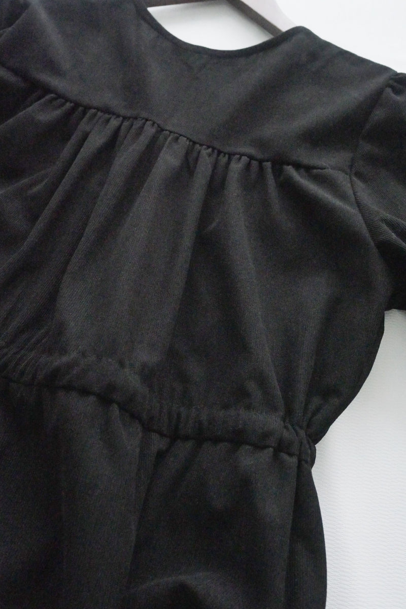 Sophie Dress 柔軟擋風燈芯絨V領連身裙/ DS1031