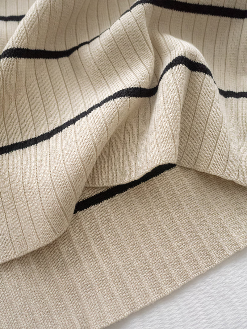 Stripe Set 直身顯瘦連外套條紋套裝 / SE8098