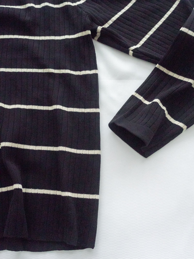 Stripe Set 直身顯瘦連外套條紋套裝 / SE8098