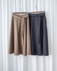 Knot Skirt 高腰口袋綁帶A字裙 / SK8916