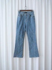 Denim Jean 彈性微喇叭顯瘦牛仔褲 / PT9473 (pre-order)