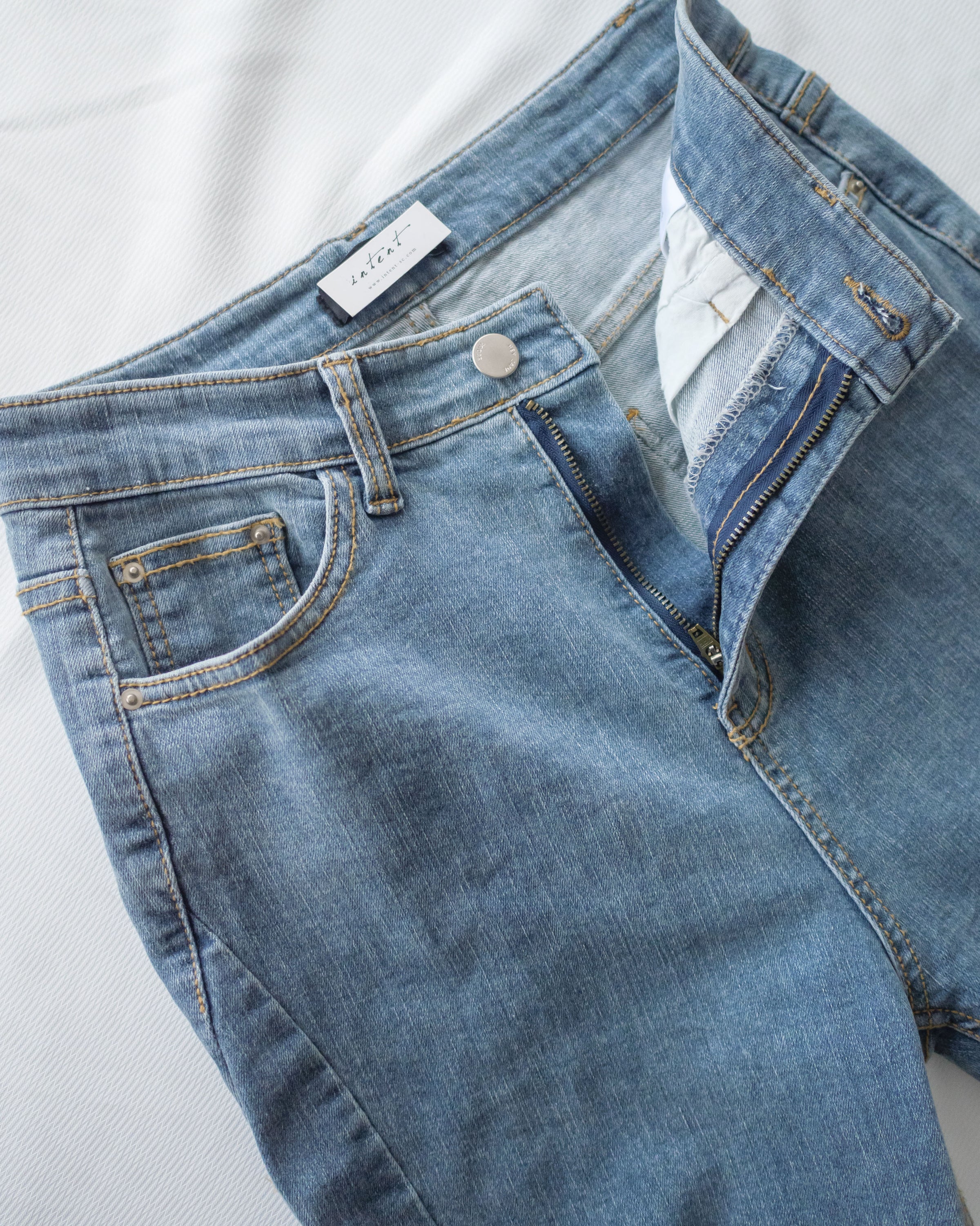 Denim Jean 彈性微喇叭顯瘦牛仔褲 / PT9473 (pre-order)