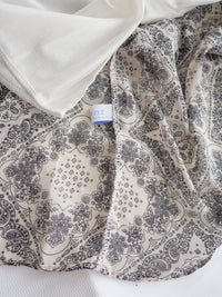 【intent X Korea label】Geometric Dress 菱格圖騰印雪紡連身裙/ DS1046