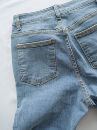 Denim Jean 彈性微喇叭顯瘦牛仔褲 / PT9473 (pre-order)