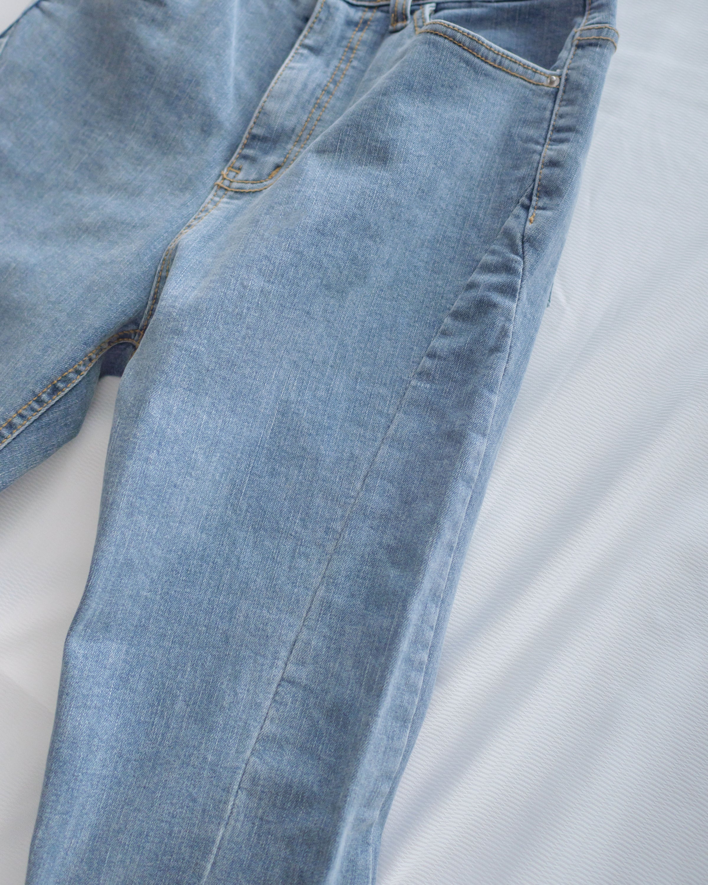 Denim Jean 彈性微喇叭顯瘦牛仔褲 / PT9473 (pre-order)