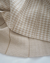 Pleated Pattern Knit Skirt 千鳥格設計感針織彈性百褶裙 / SK8920