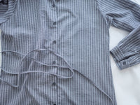 Stripe Dress 細直條紋襯衫裙或外套 / DS1038