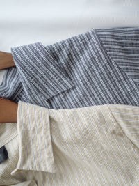 Stripe Dress 細直條紋襯衫裙或外套 / DS1038