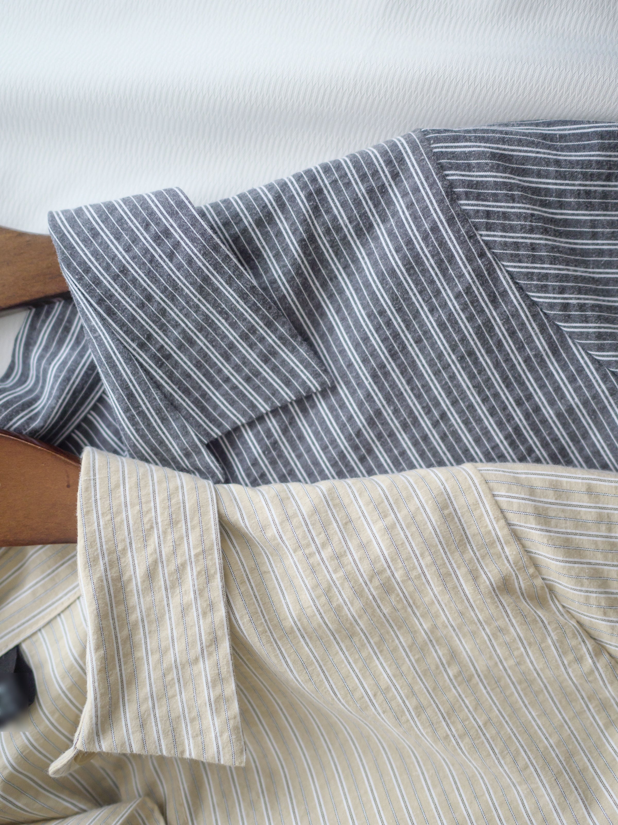 Stripe Dress 細直條紋襯衫裙或外套 / DS1038