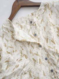 【現貨限量回歸 】Firework 花火線條幾何印花防皺百褶連身裙, Dress/ DS9429