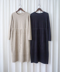 Soft Knit Dress 簡約日常立體線條設計裙/ DS1043