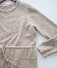 Soft Knit Dress 簡約日常立體線條設計裙/ DS1043