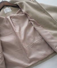 Blazer Coat 輕巧混毛呢斜形口袋大衣外套 / JK8130