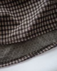 Check Set 格紋方領綁帶修腰連身裙套裝 / SE8100