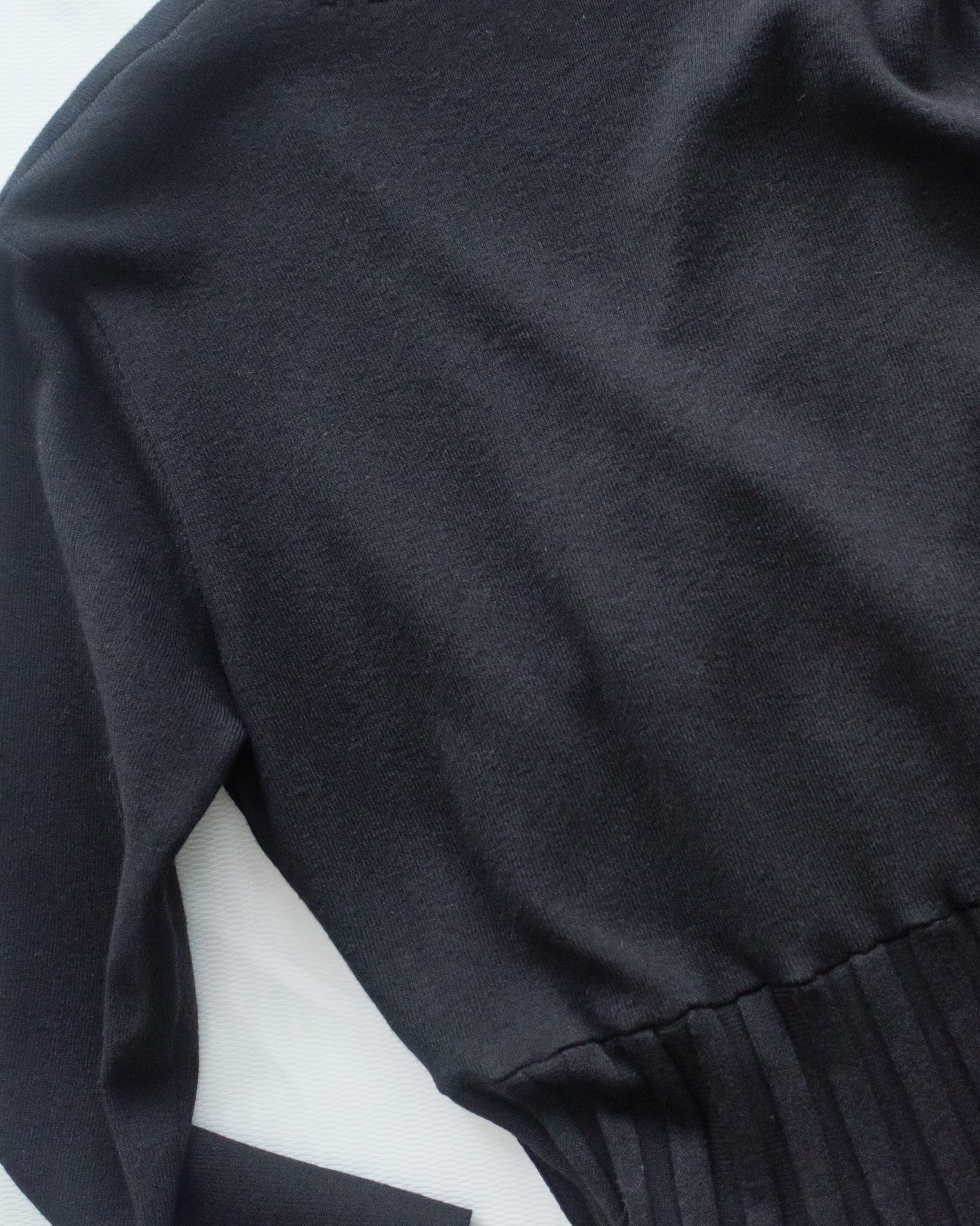 Wrap Dress 疊V領立體線條針織裙擺彈性連身裙/ DS1049