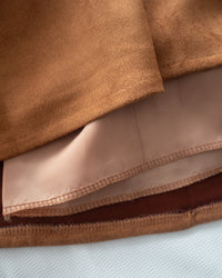 Pleated Skirt 顯瘦A形立體打褶口袋半裙 / SK8923