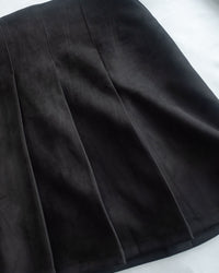 Pleated Skirt 顯瘦A形立體打褶口袋半裙 / SK8923