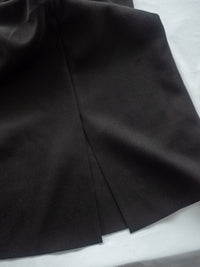 H-line Plain Skirt 簡潔線條絨面半裙/ SK8921