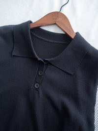 Spliced Dress 假兩件拼接條紋針織連衣裙 / DS1050