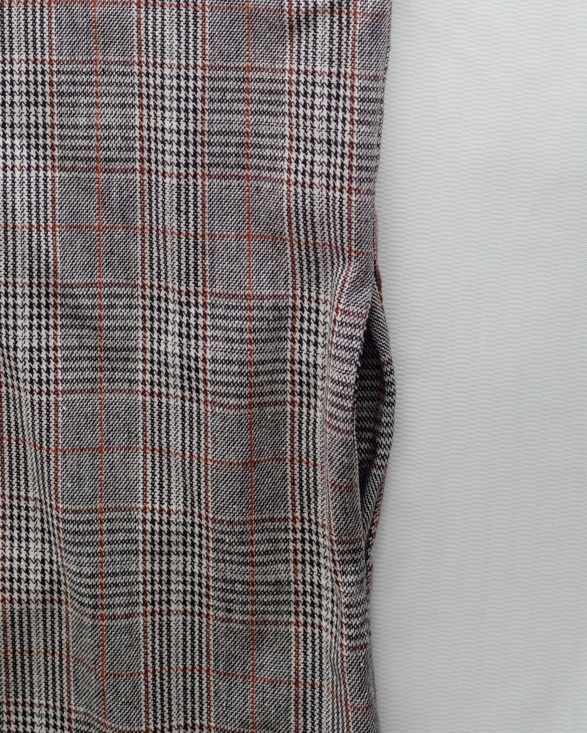 Check Vest Dress 格紋微開衩直身背心裙/ DS1051（pre-order 1月25截單)