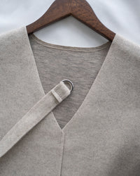 Vest Dress 立體中線車縫V領背心裙 / DS1054 (pre-order 1月25截單)