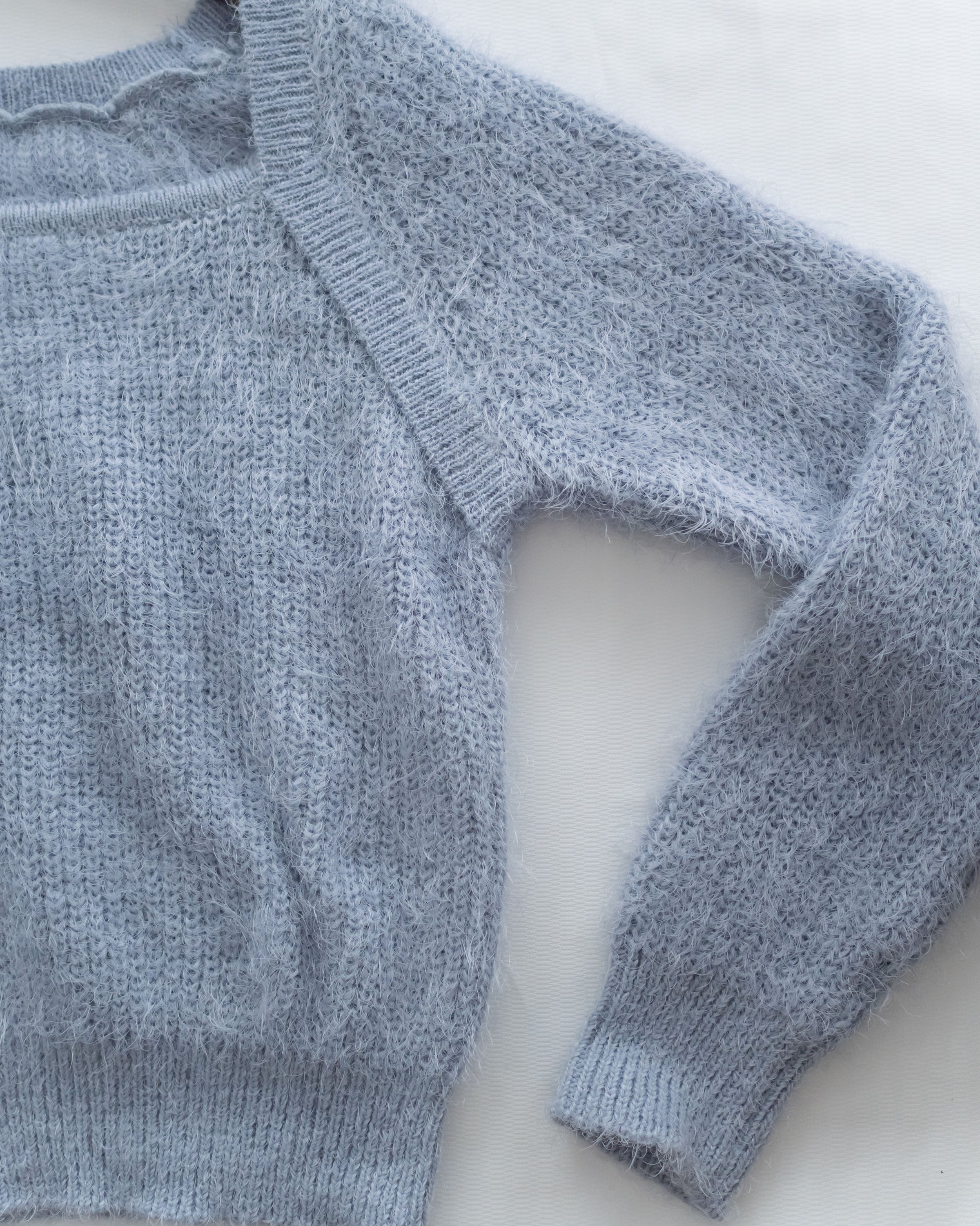 Square collar Mellow Top 顯鎖骨方領親膚針織上衣/ KT8192 (pre-order ivory/softpink 1月25截單)