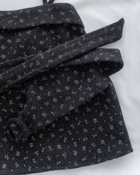 Floral Set 黑色內搭碎花吊帶背心上衣套裝/ SE8101 （pre-order 1月25截單）