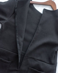 Charlotte Dress 內絨毛後置式雙口袋連身裙/ DS1056