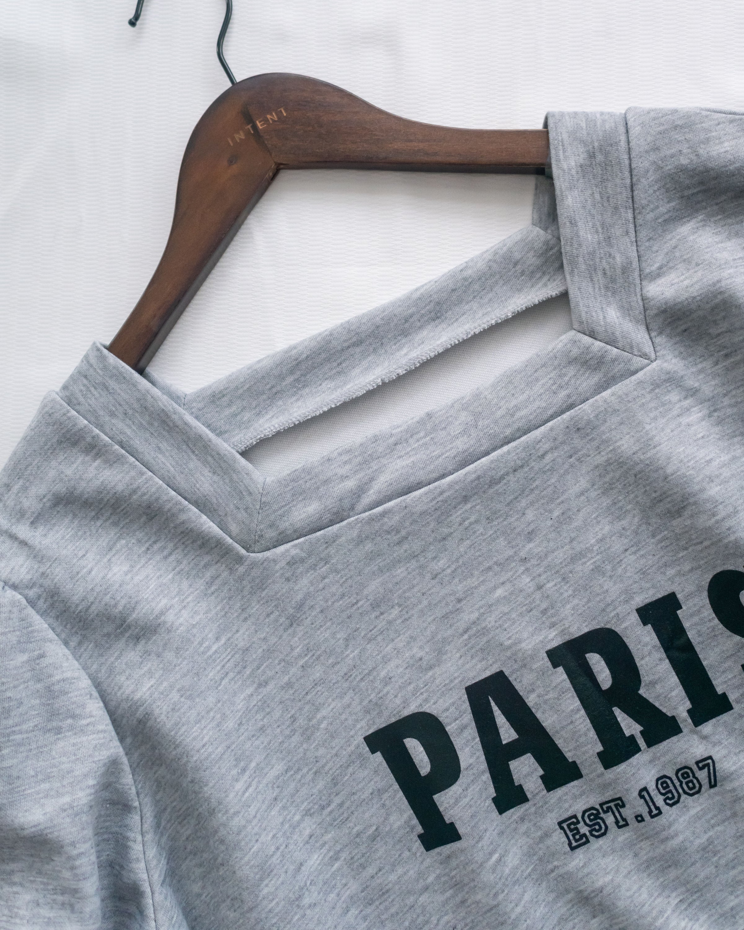 Paris Square Neck Dress 字母方領束繩修腰連身裙/ DS1057 (pre-order black)