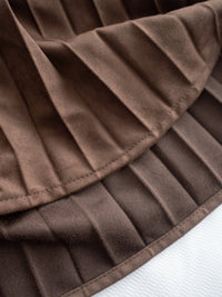 Pleated Vest Dress 立體細褶V領吊帶百褶長裙/ DS1061