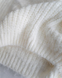Sophie Knit Top 親膚針織大翻領V領上衣/ KT8193 (pre-order white)