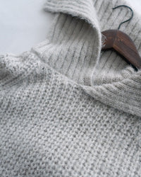 Sophie Knit Top 親膚針織大翻領V領上衣/ KT8193 (pre-order white)