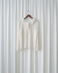 Snowy Top 軟糯領口蝴蝶結上衣/ TP9206 (pre-order 2月5日截單)