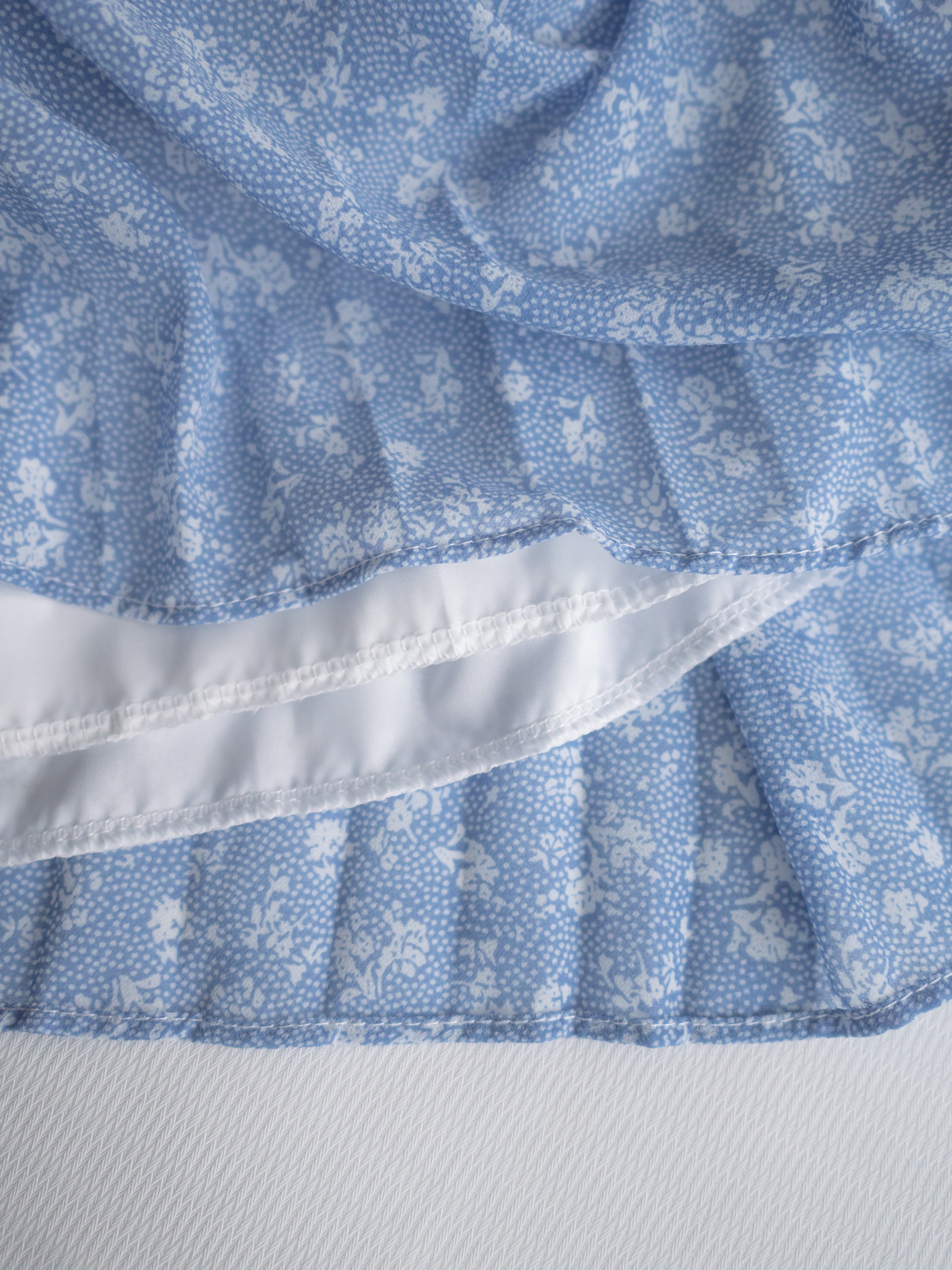 BabyBreath Pleated Dress 滿天星印花繫帶飄逸百褶長裙/ DS1063 (Pre-order lavender 2月5日截單)