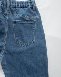 Stretch Barrel Jeans 全彈性修身弧形牛仔褲/ PT8475