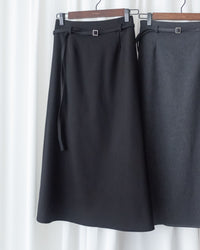 Belted Tailored Skirt 西裝挺感腰帶A形半裙/ SK8927 (Pre-order 2月5日截單)