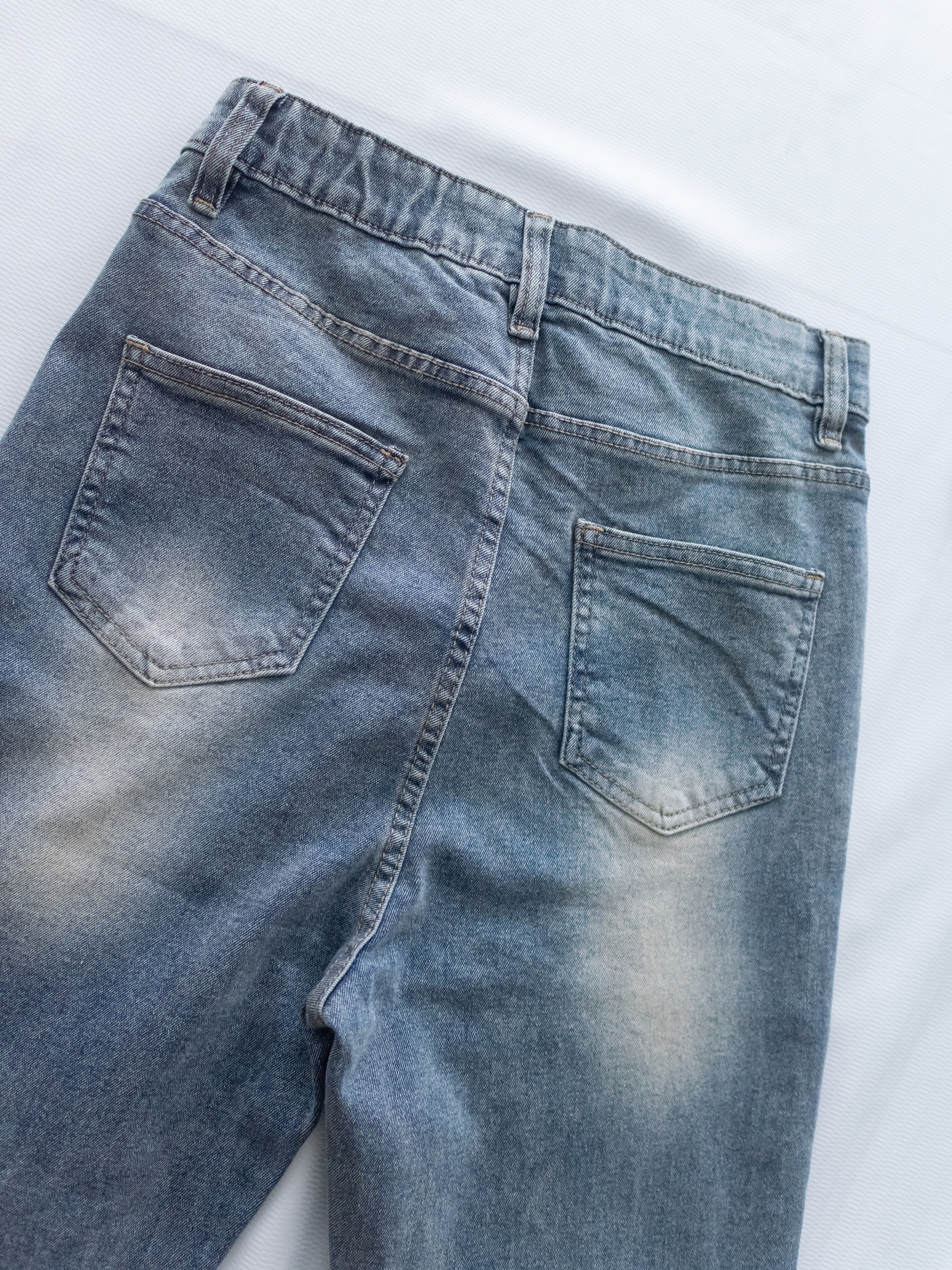 Slim Stretch Flared Jeans 高彈力顯瘦微喇叭牛仔褲/  PT8476