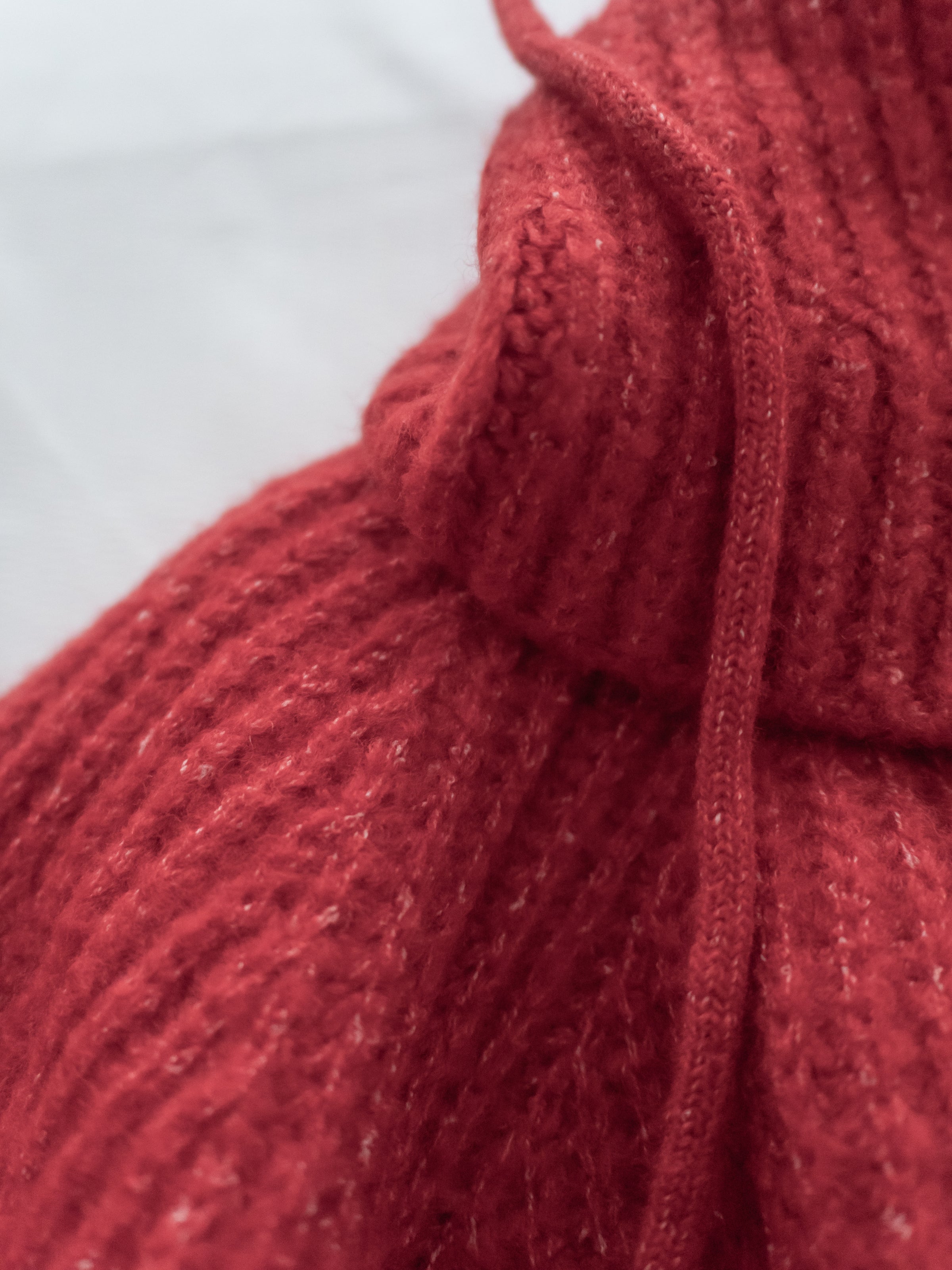 Detachable Hood Knit Top 可拆式連帽圓領針織衫 / KT8194 (Pre-order pink/ Ivory 2月5日截單)