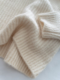 Detachable Hood Knit Top 可拆式連帽圓領針織衫 / KT8194 (Pre-order pink/ Ivory 2月5日截單)